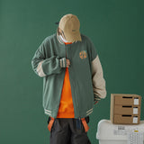 Jock Jacket Couple Wear Autumn Loose Men's Autumn Coat Casual Jacket Autumn and Winter Baseball Uniform Men's Clothing