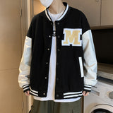 Baggy Jacket Baseball Uniform Men's Spring and Autumn Loose Embroidered Jacket
