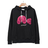 Palm Angels Hoodie Embroidered Hoodie Men and Women Loose