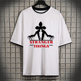 Stranger Things T Shirt Stranger Things Stranger Things Short Sleeve T-shirt Men's and Women's Loose Casual Large Size Couple Cotton Summer