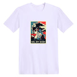 JoJo's Bizarre Adventure Dressing J Printed Fashion Short Sleeve T-shirt
