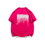 Men T-Shirt Summer Men's Diamond Printed T-shirt Casual Pop Short Sleeve