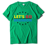 Let's Go Brandon T Shirt Printed Short-Sleeved T-shirt Women's Loose Cotton Top