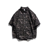 Men T Shitrs Summer Men's Printed Short-Sleeved Shirt