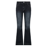 Julia Fox Low Rise Trousers Women's Straight Jeans Solid Color Trousers