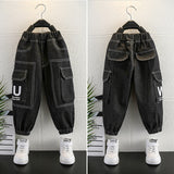 Toddler Boys Pants Boys Spring Clothing Jeans Loose Casual