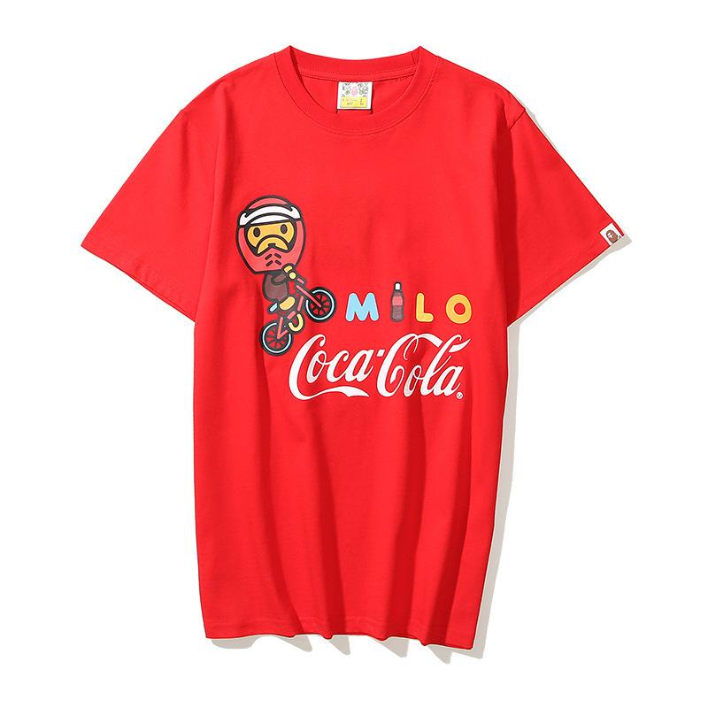 Shark Print T Shirt Summer Cartoon Anime Print Plus Size Loose Short Sleeve T-Shirt