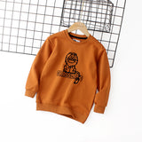 Children Boy Hoodie Spring and Autumn Long-Sleeved Sweater Boy