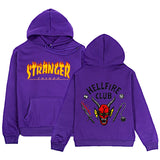Stranger Things Hellfire Club Hoodie Monster Autumn Winter Sweater All-Match Loose Neutral Hooded Sweater