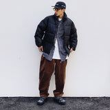 Mens Corduroy Pants Japanese Cityboy Autumn and Winter Thick Male Wide Leg Loose Casual Trousers