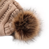 Women Winter Hats Thickened Warm Knitted Hat Winter Yarn