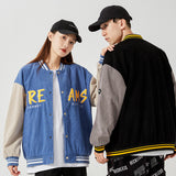 Corduroy Varsity Jacket Youth Spring and Autumn Student Jacket Couple Wear Corduroy Men's Baseball Uniforms Coat
