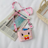 My Melody Bag Cartoon Kitty Kid's Messenger Bag Cute Silicone Wide Shoulder Strap Parent-Child Bag Candy Color Girls' Coin Purse Kulomi