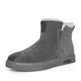 Men's Martin Boots Autumn and Winter Snow Boots Sneakers Men's Sneakers Black