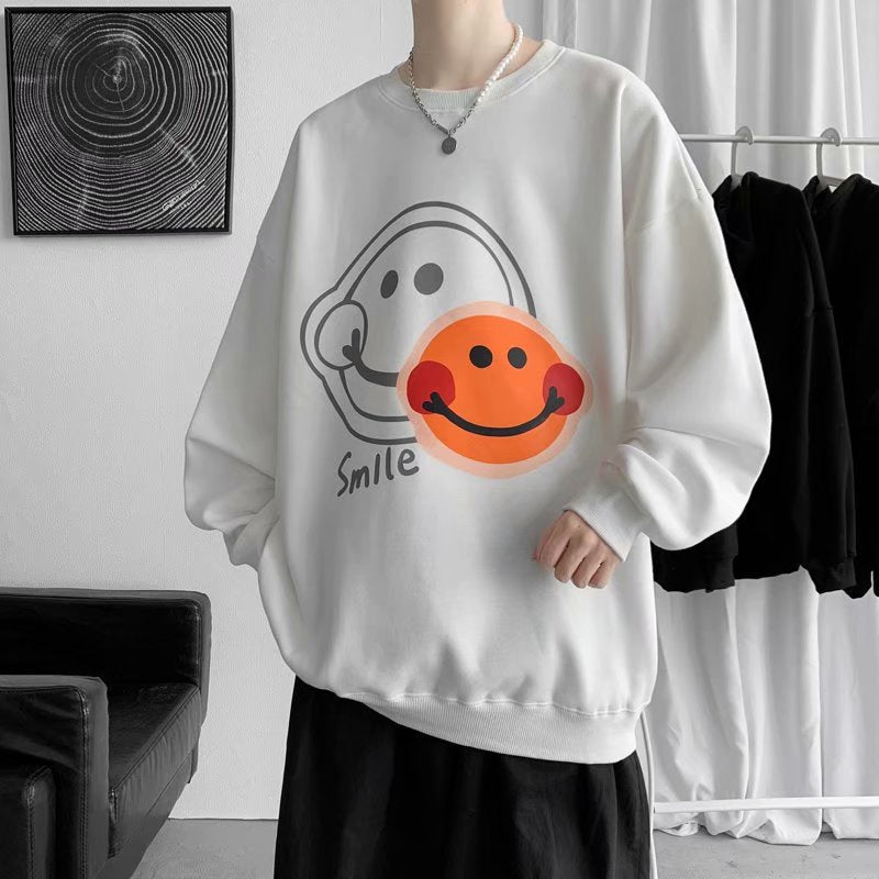 Men Sweatshirts round Neck Sweater Men Spring Autumn Loose