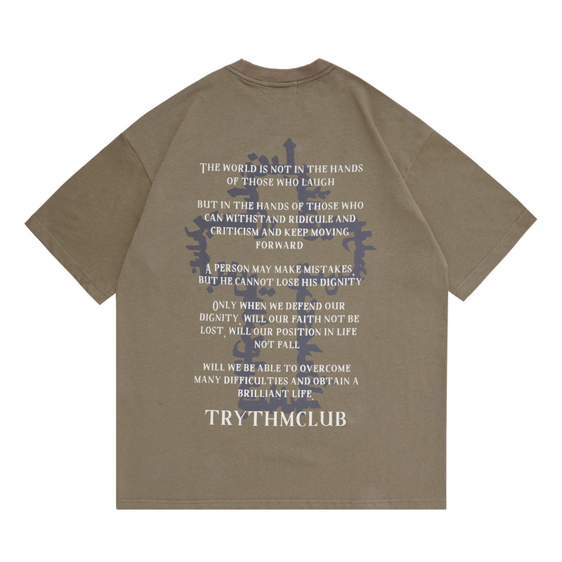 Preppy Aesthetic T Shirt Retro Short Sleeve T-shirt