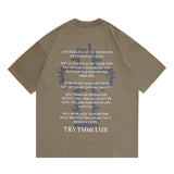 Preppy Aesthetic T Shirt Retro Short Sleeve T-shirt