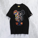 WGM Shirt Short-Sleeved T-shirt Men's Printed Loose Bottoming Shirt