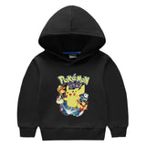 Children Pokemon Pikachu Hoodie Children's Hooded Sweatshirt