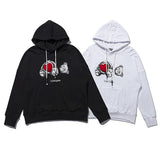 Palm Angels Hoodie Spring and Autumn Embroidered Hoodie Men's Coat