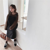 Spring Children's Wear Girls' Suspender Skirt Fashion Children's Solid Color Suspender Skirt Girl Overalls