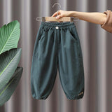 Toddler Boys Pants Boys' Pants Spring and Autumn Leisure Loose Cargo Pants