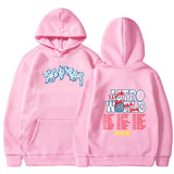 Travis Scott Astroworld Hoodie Hooded Fleece Casual Pullover