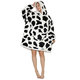Hoodies Blankets Lazy Nightgown Pullover Flannel Casual Home Men and Women