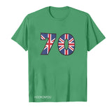 Inspired by Queen's Platinum Jubilee 2022 Elizabeth 70 Years T-shirt Printed round Neck Short Sleeve