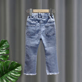 Toddler Boys Pants Girls' Denim Trousers Loose All-Matching Women