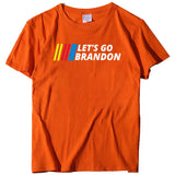 Let's Go Brandon T Shirt Letter Print Short-Sleeve T-shirt for Women
