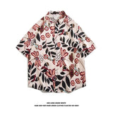 Men Beach T Shirts Printed Men's Shirt Casual Short Sleeve