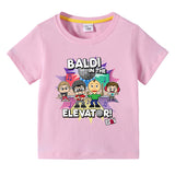 Fgteev T Shirt Children's Summer Short Sleeve Solid Color Half Sleeve Thin T-shirt Top