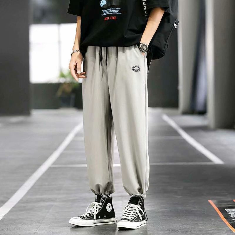 Men Pants Sports Pants Youth Casual Trousers Spring and Autumn Summer Pants