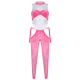 See through Pants Suit Women's Fashion Casual Solid Color Trousers Suit Velvet Two-Piece Suit Women