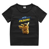 Children Pokemon Pikachu T Shirt Cotton T-shirt Casual Sports