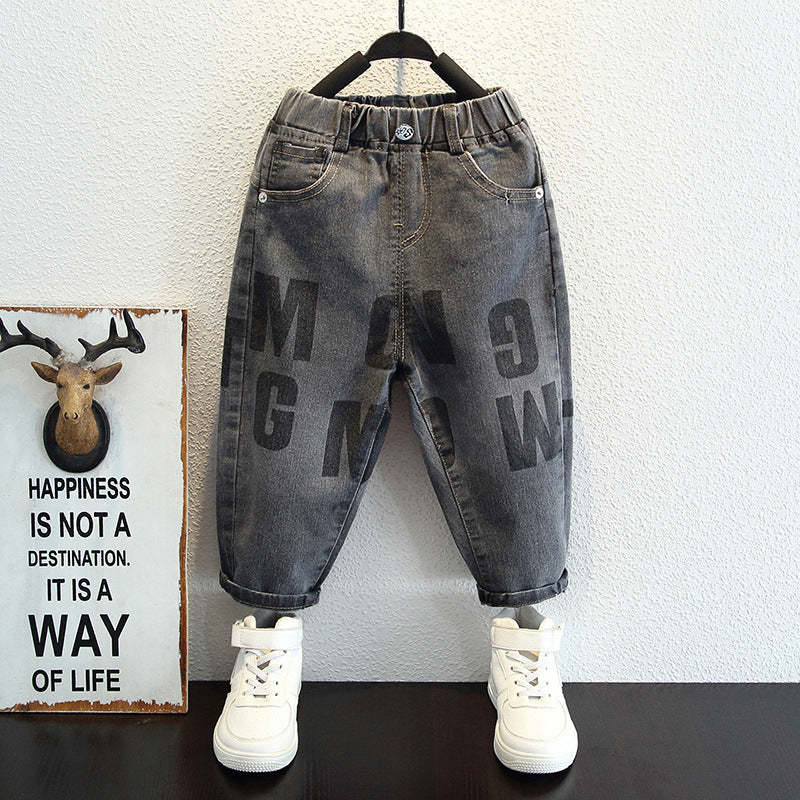 Toddler Boys Pants Children's Autumn Models Jeans