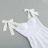 Marilyn Monroe Dress Fashionable White Suspender Dress French Dress Sexy