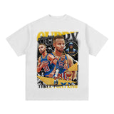 Stephen Curry Shirt Warriors Curry Basketball Details Figures Pattern Printed Short Sleeve T-shirt