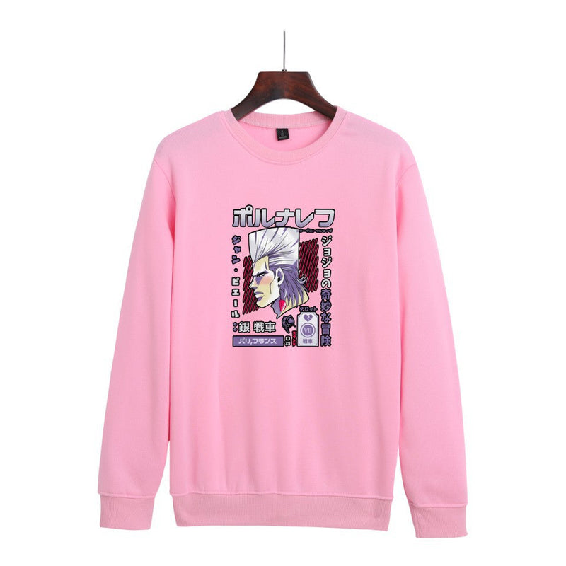 JoJo's Bizarre Adventure Dressing Printed Fashionable round Neck Sweater