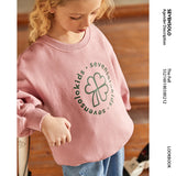 Sweater Spring and Autumn Children's Logo Printed Top Children Girl's Spring Clothes