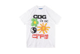 Cpfm T Shirt Hip Hop Letter Smiley Face Printed Men's Short Sleeve T-shirt