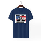 Let'S Go Brandon T Shirt Round Neck Fashion Top Men'S And Women'S T-Shirt