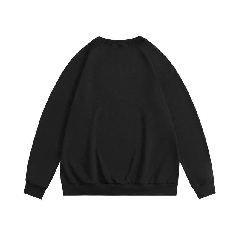 Preppy Aesthetic Sweatshirt round Neck Sweater Men's Loose Autumn Printing