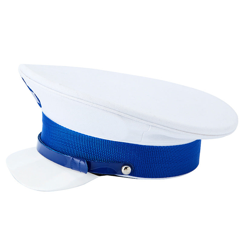 Sailor Hat White Navy Hat Navigator Cap
