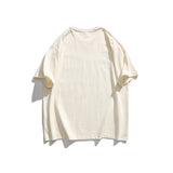 Men T-Shirt Summer Men's Letter Printed T-shirt Vintage Bottoming Shirt