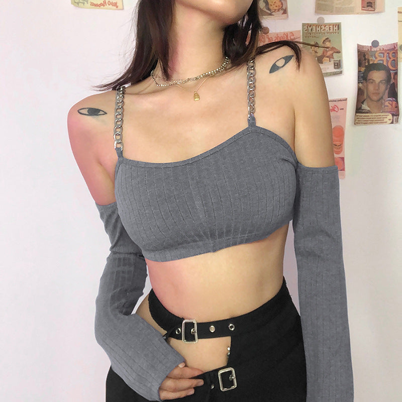 Music Festivals Rave Outfits Girls Tops Winter Women's Clothing Fashion T-shirt for Women