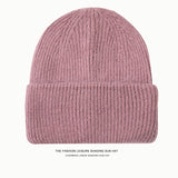 Toboggan Hat Autumn and Winter Knitted Hat Thermal Head Cover Ear Protection