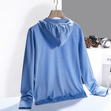 Sun Resistant Clothes UPF50 Ice Silk Summer Sun Protective Clothes Men and Women Outdoor Coat and Trench Coat
