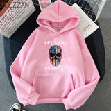 Let'S Go Brandon Hoodie Autumn Winter Hoodie Holiday Men Women Fleece Hooded Sweater